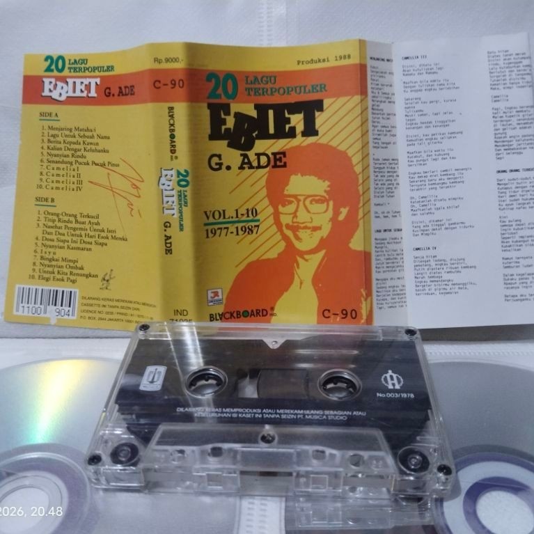 kaset pita ebiet g ade >>