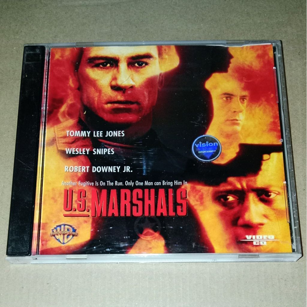VCD U.S. MARSHALS ft. Tommy Lee Jones Wesley Snipes Robert Downey Jr. Another Fugitive Is On The Run
