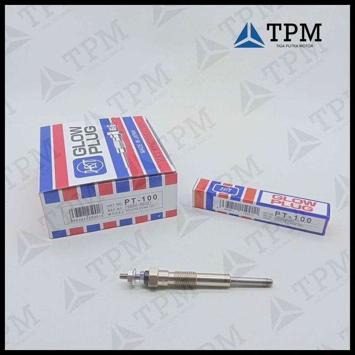 BEST DEAL GLOW PLUG BUSI PEMANAS TOYOTA DYNA BU-30 / DELTA  PT-100 (12V) HKT JAPAN 