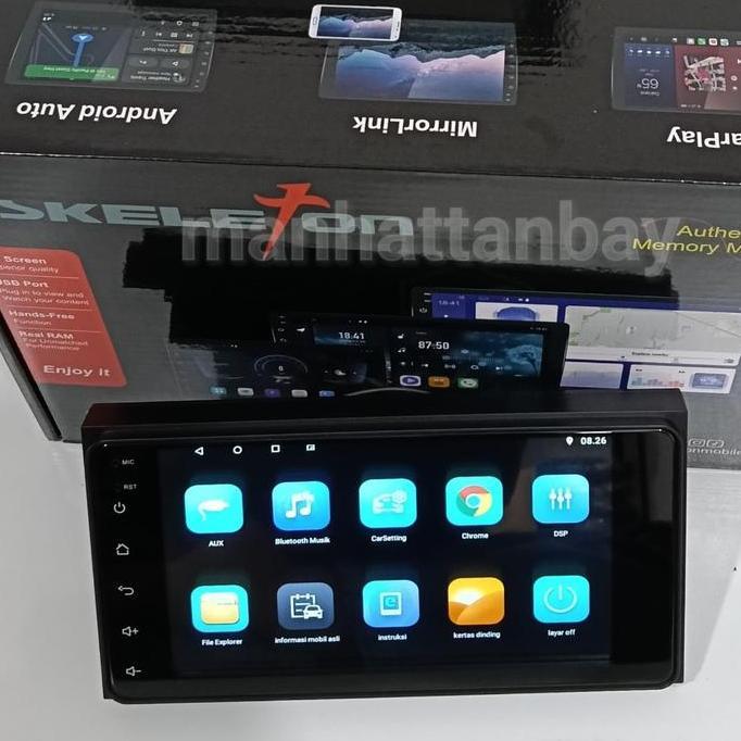 [RAM 2GB-Skeleton SKT-8189T] Headunit Android Skeleton 7 Inch Pnp [Innova Lama], [Calya Sigra], [Ava
