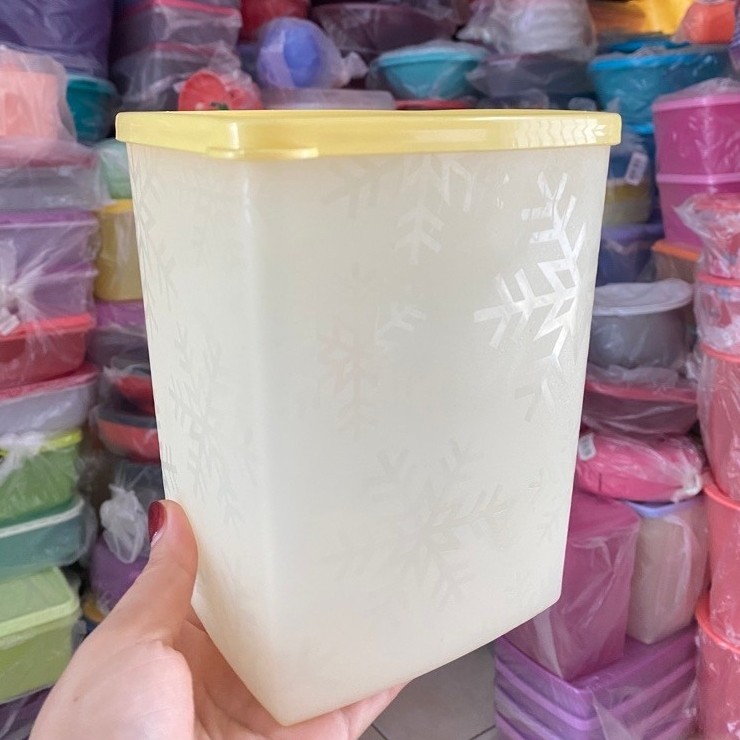 Tupperware Toples Lentur 1.4L – Wadah Penyimpanan Makanan Serbaguna Dengan Tutup