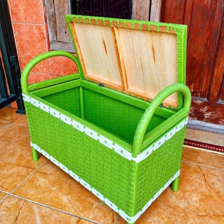 KERANJANG ROTAN Kotak Penyimpanan Barang/Box Rotan Peti/Kotak Multifungsi