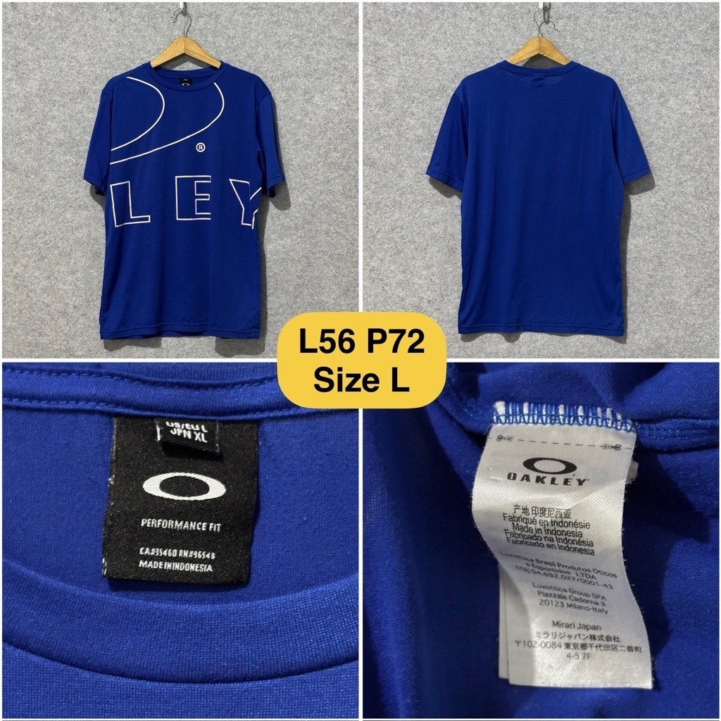 Kaos Oakley Biru Original