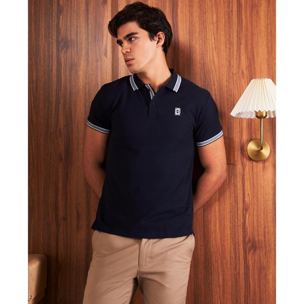 Cuci Gudang Smith Berlin Kaos Polo Pria Lengan Pendek Pierre Slim Fit Katun Premium Kaos Polo Kerah 