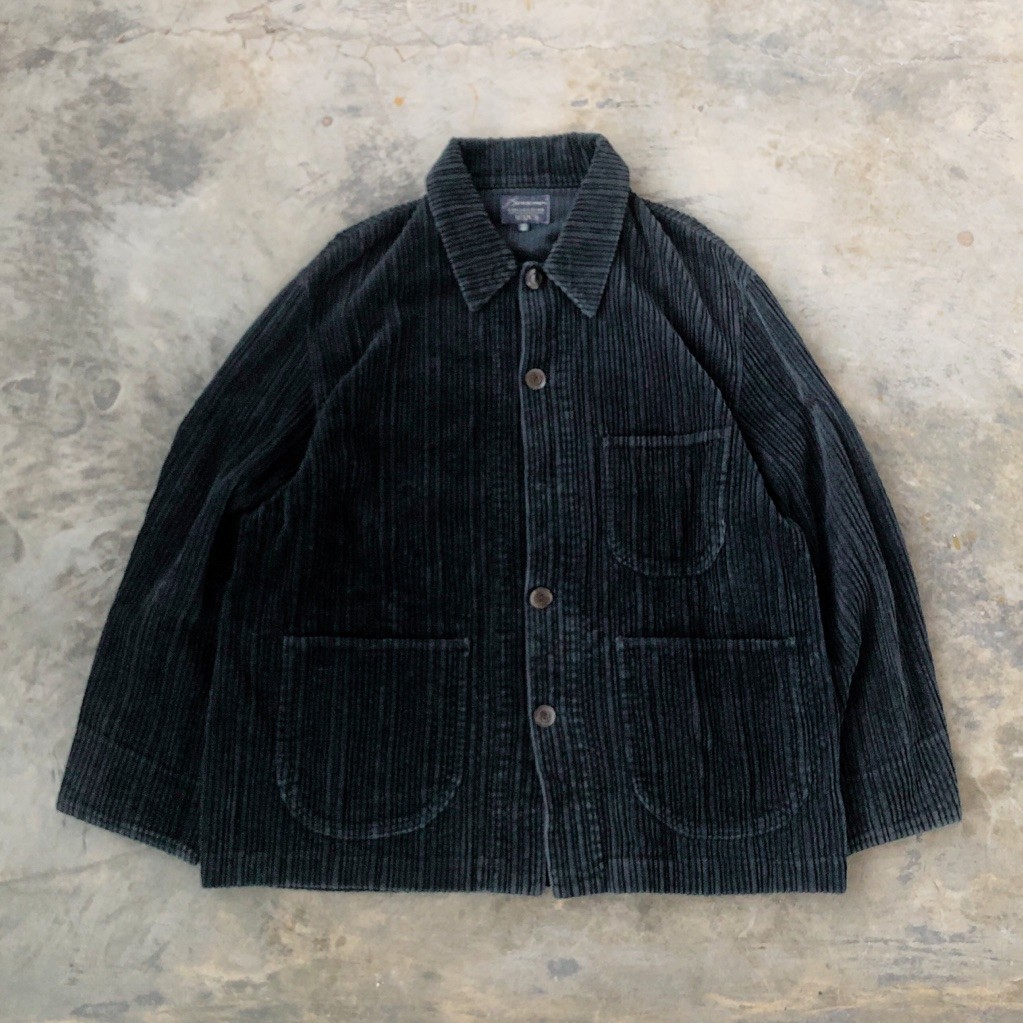 Bensimon blue navy corduroy chore jacket