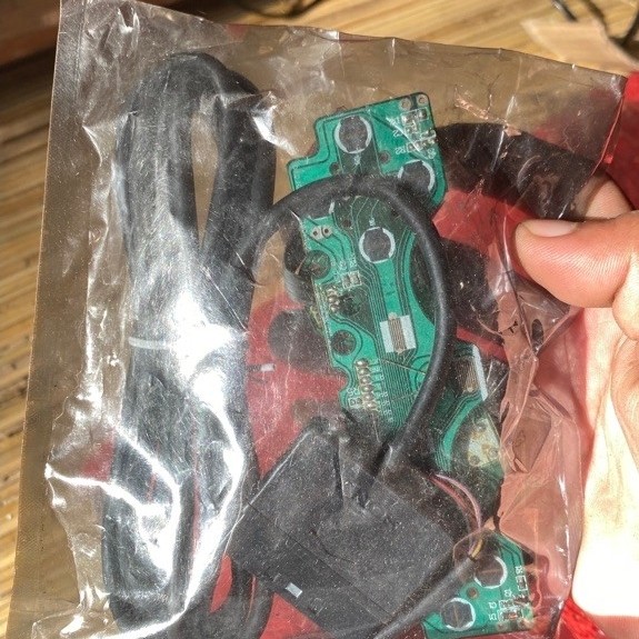 Kabel + Papan PCB Tombol Stik PS2 gembling  — Sparepart Original Controller PS2