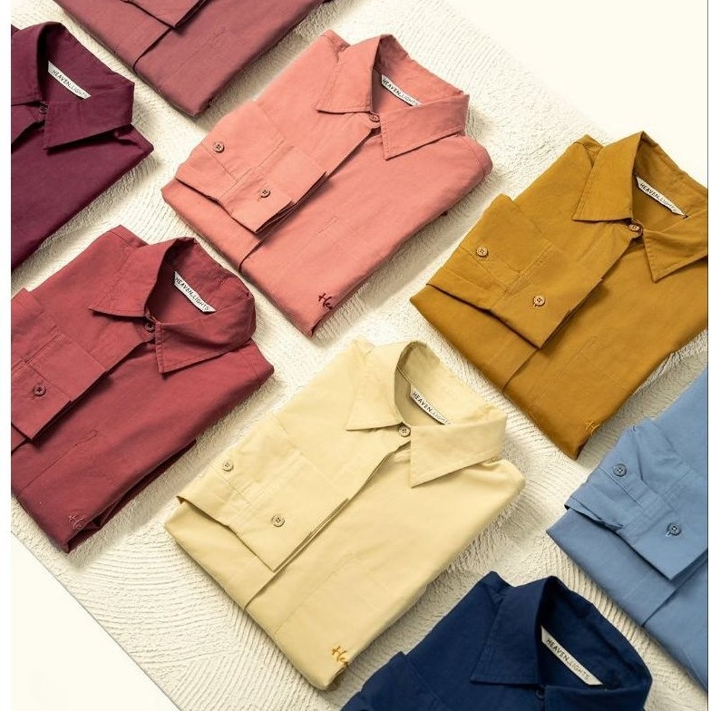 Edria Wrap Shirt Heaven lights