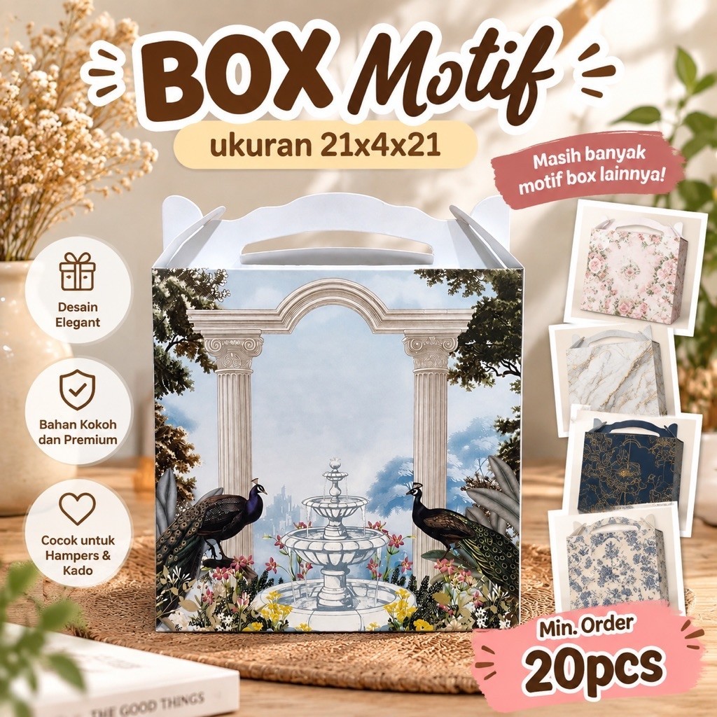 Box Mangkok Putih Two Tone CUSTOM Duplex Tebal 310gr/Box Mangkok 2 Warna/Box Jinjing