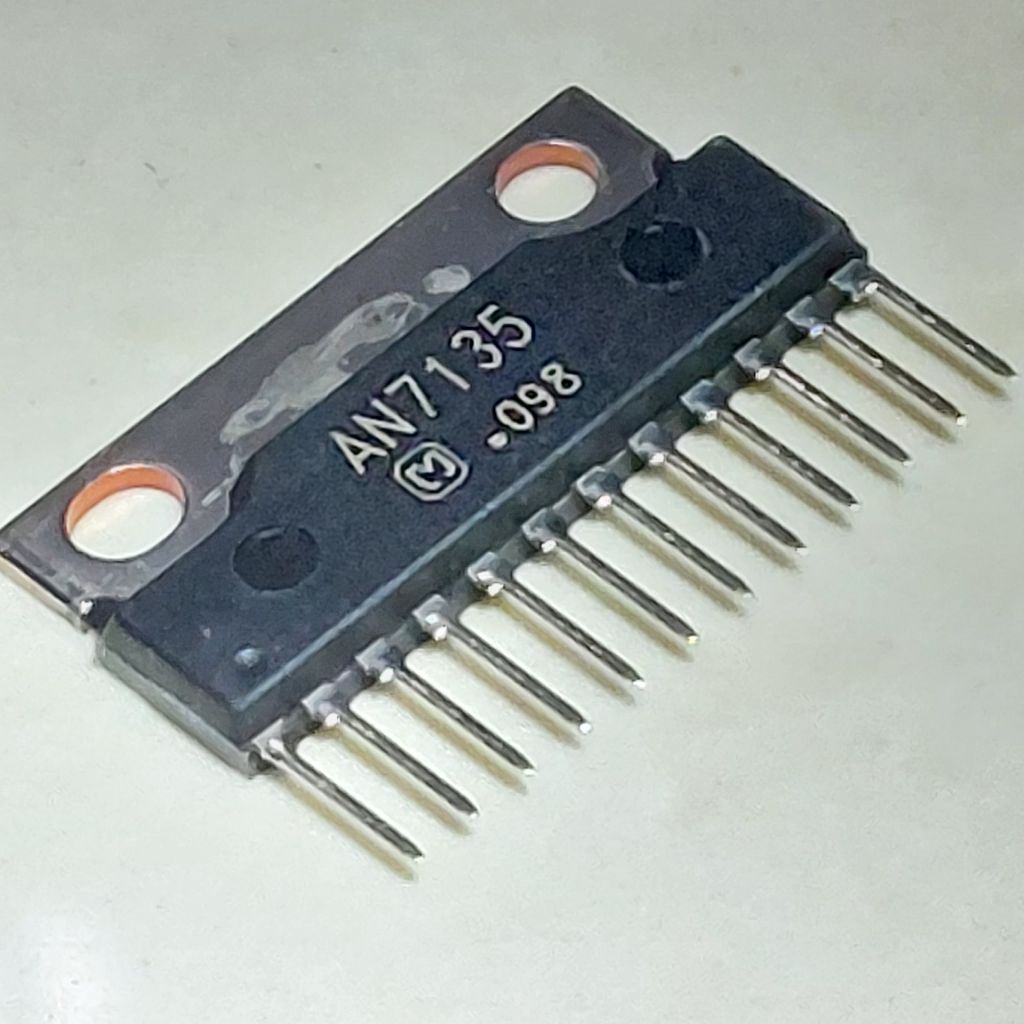 AN7135 Sip-12 12Pins AN 7135 Dual Channel Audio Power Amplifier IC Stereo 2x 7.5W 15V 3Ohm Output Ma