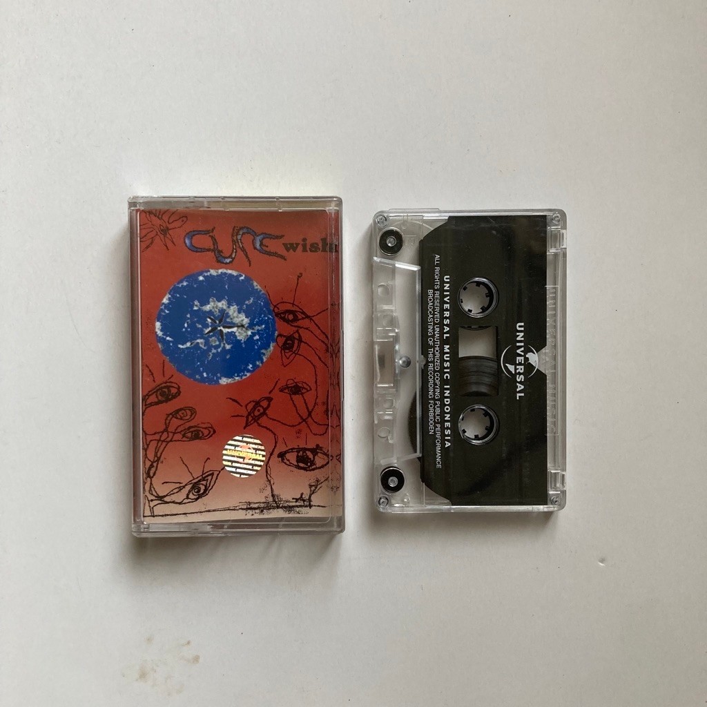 Kaset Pita The Cure - Wish ( Open Segel Ada Minus )