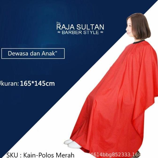 Hairstyle- Kain Kip Polos Jubah Pangkas Rambut Alat Cukur Rambut