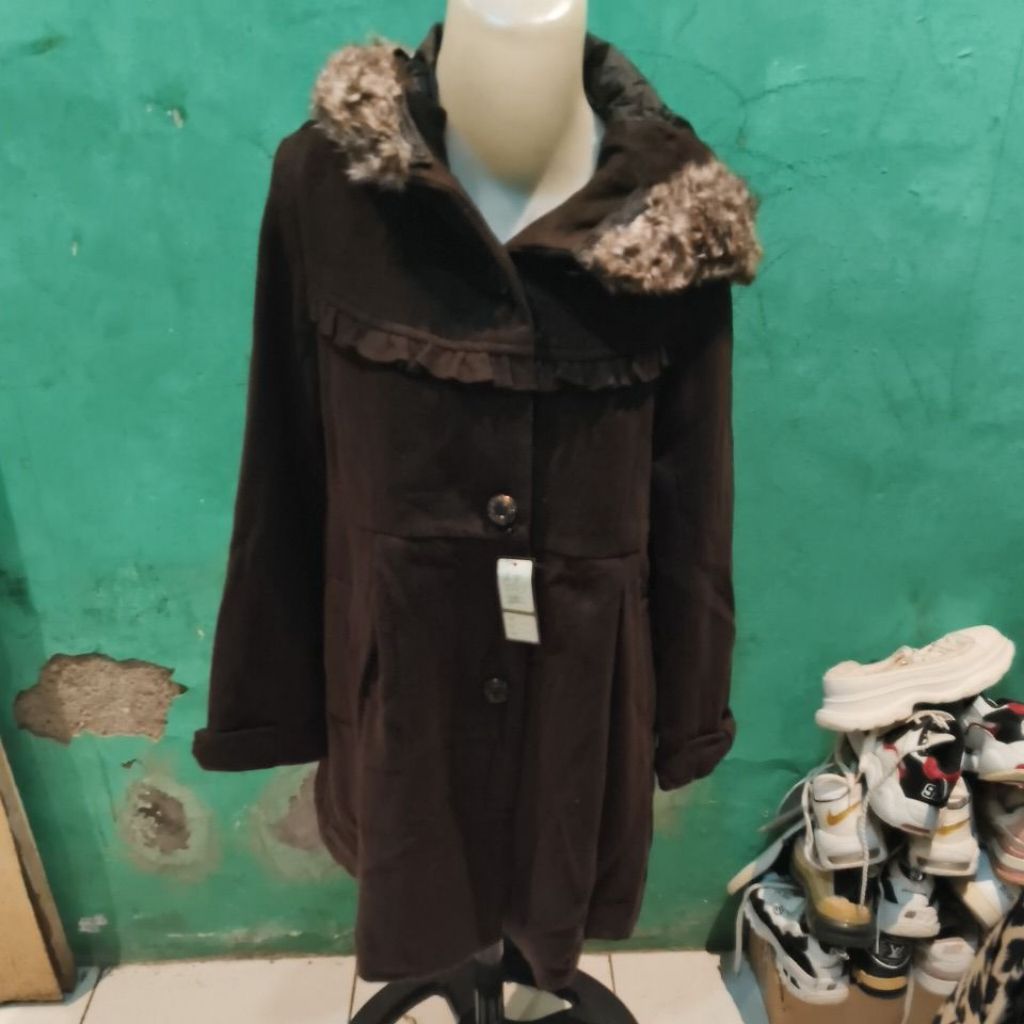 All Weather Jacket Parka Coklat Hangat Dan Nyaman