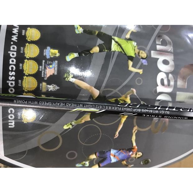RAKET BADMINTON APACS VIRTUS 66 ORIGINAL BONUS+PASANG SENAR YONEX BG 66 FREE GRIP