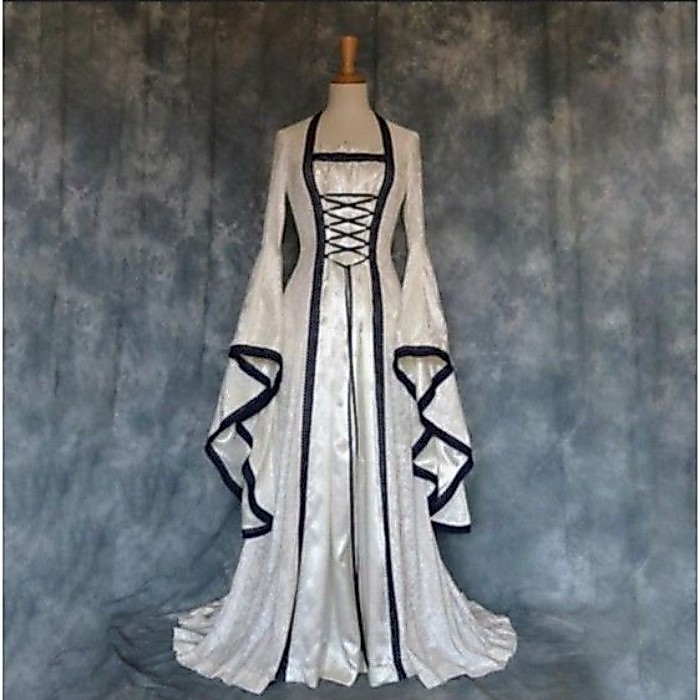 Halloween Dress Wish Medieval Art Retro Dress