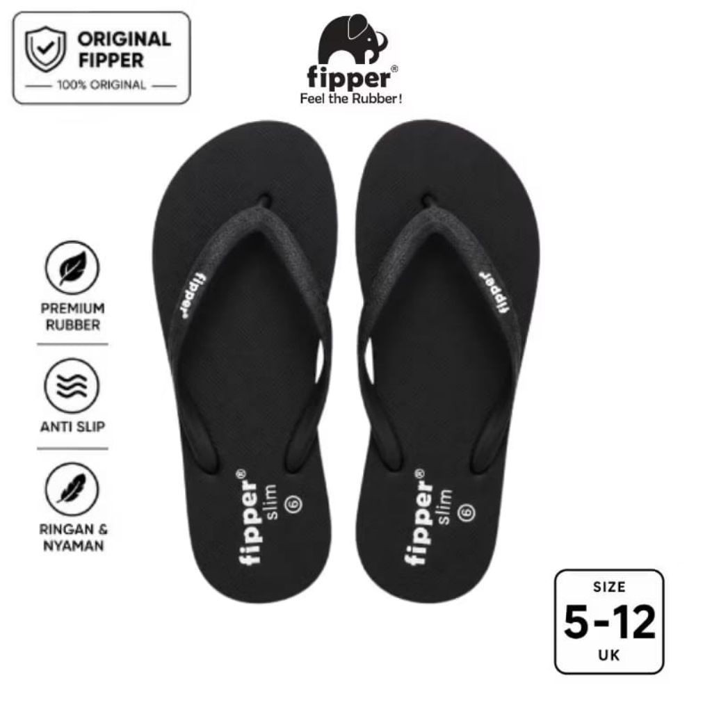 Fipper - Slim Black / Black