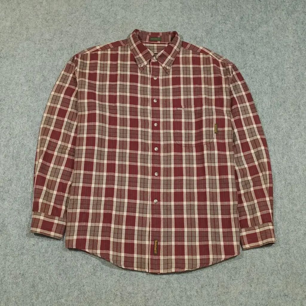 kemeja pria lengan panjang TIMBERLAND size XL second