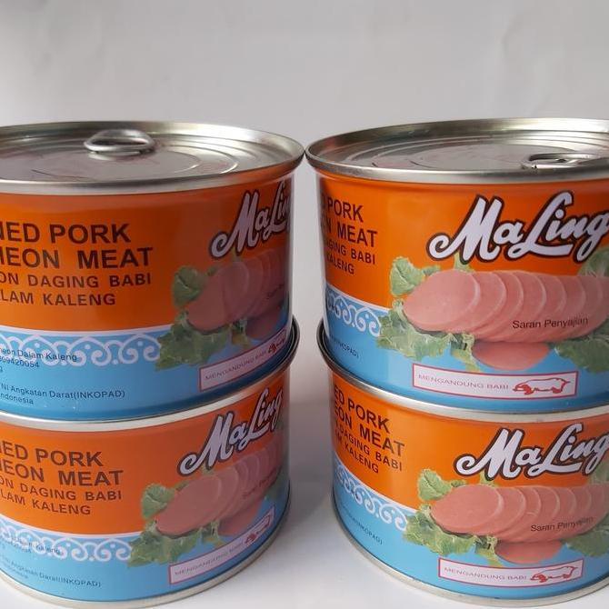 makanan kaleng Ham "Maling"