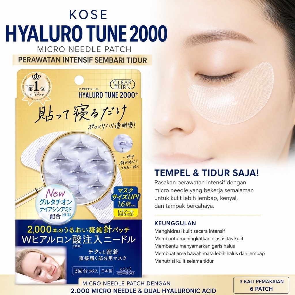 Kose Hyaluro Tune 2000 Eye patch Hyaluronic