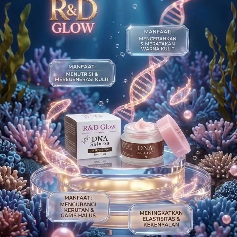 DNA Salmon R&D Glow bpom Original