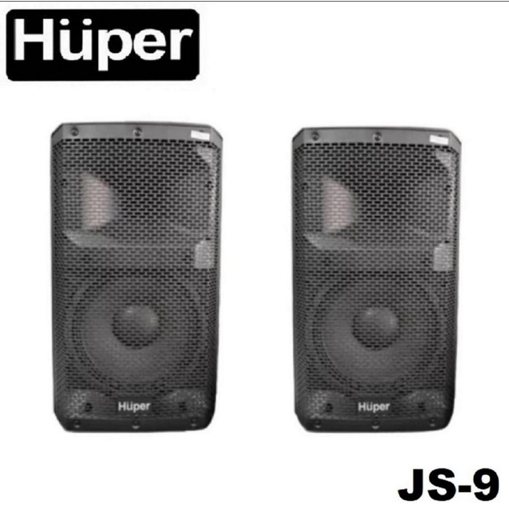 Promo Sale Speaker Aktif 10"inch Huper JS-9 Original -- 1 set/2 buah Speaker