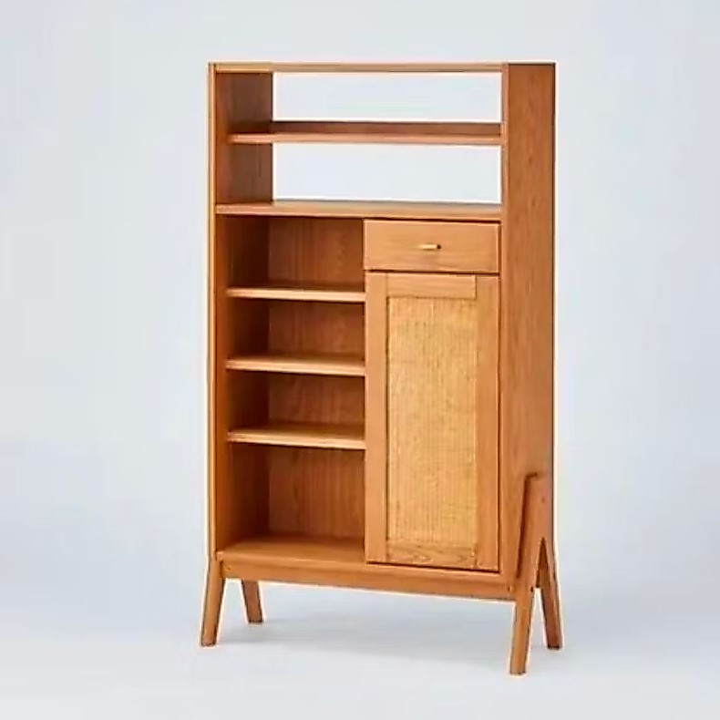 Rak Serbaguna Kabinet Minimalis Kayu Jati Solid