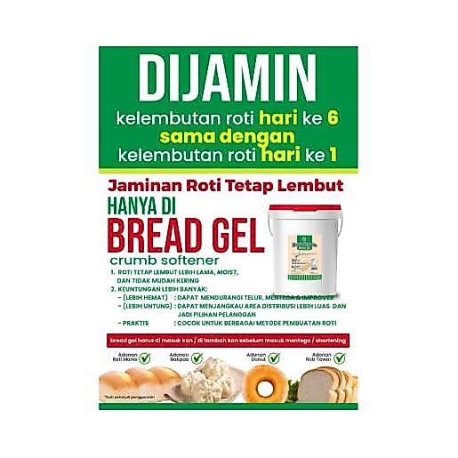 Bread Gel Roti Crumb Softener Pelembut Roti Breadgel Donat