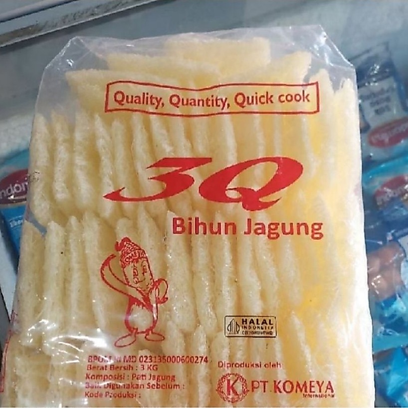 Bihun Jagung 3Q premium 1bal 3kg