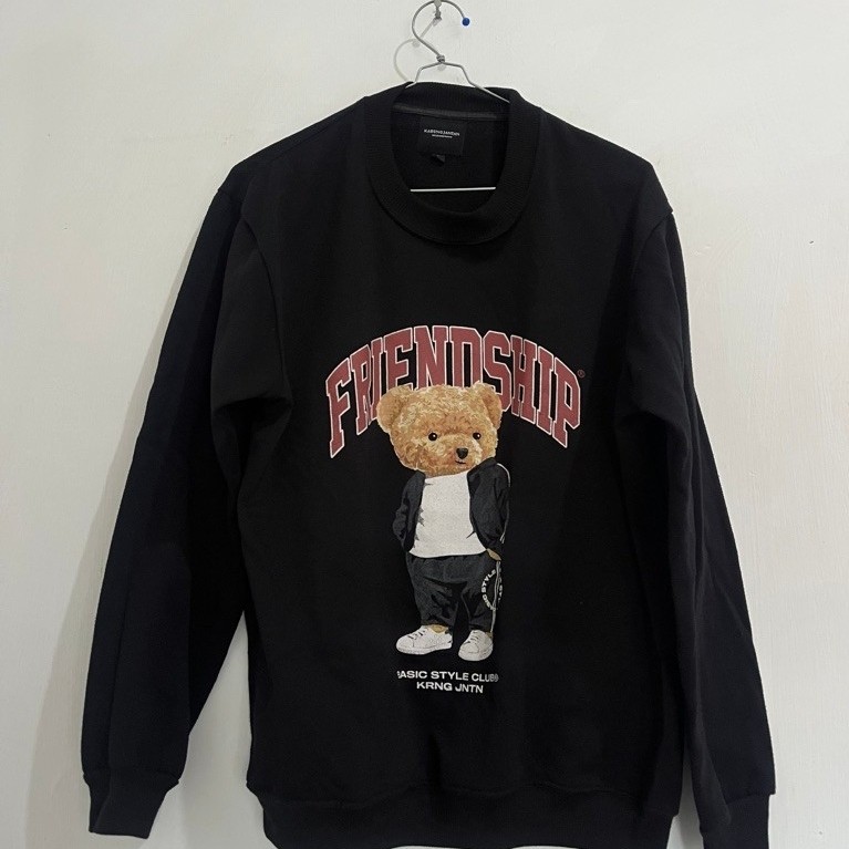 Preloved Sweater Karung Jantan Hitam