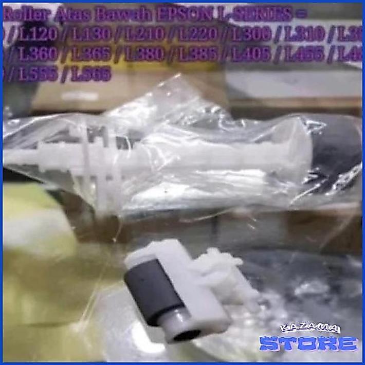 ASF PICKUP ROLLER ATAS + BAWAH EPSON L120  L121  L130 - NEW ORIGINAL PROMO