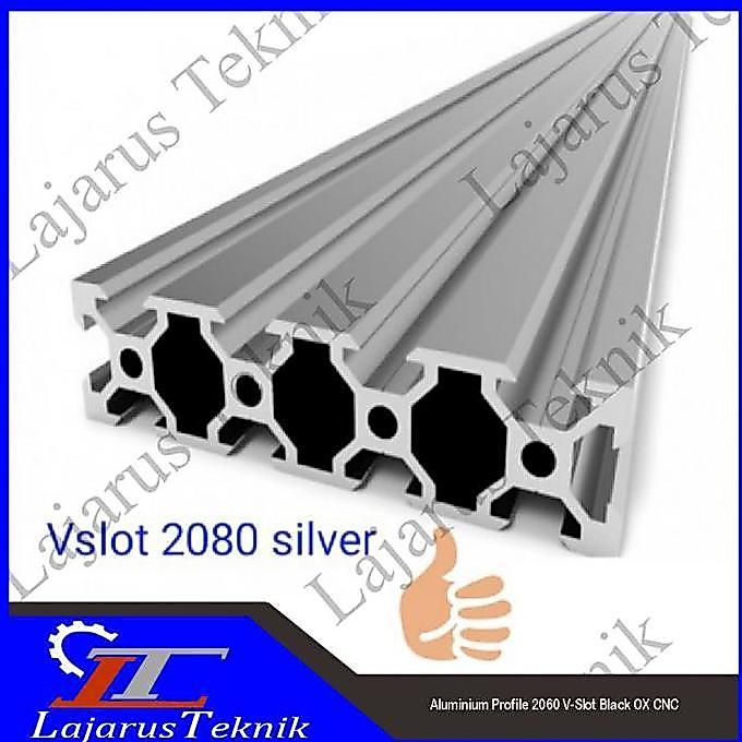 ALUMINIUM PROFILE 2080 V SLOT SILVER LTECHK