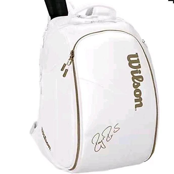 BEBAS ONGKIR - wilson backpack dna federer signature roger federer ransel dna federer tas raket wils