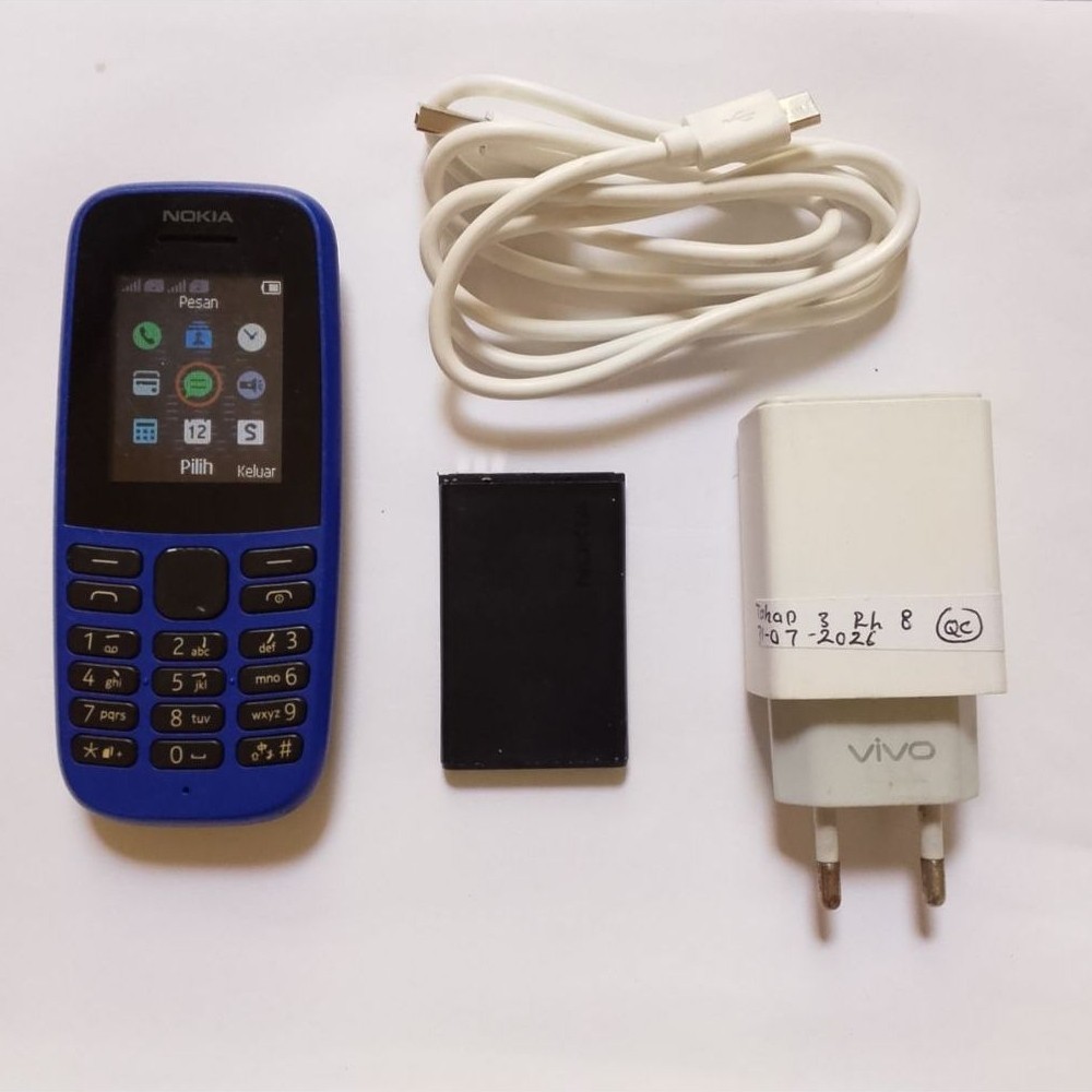Nokia 105 NORMAL cas micro layar besar GARANSI
