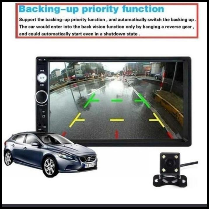 TERLARIS HEAD UNIT DOUBLE DIN LED MIRORR LINK ANDROID MOBIL VIOS /VIOS LIMO 