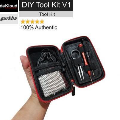 Authentic Gurkha DIY COIL TOOL KIT | tang mini pinset gunting alat jig