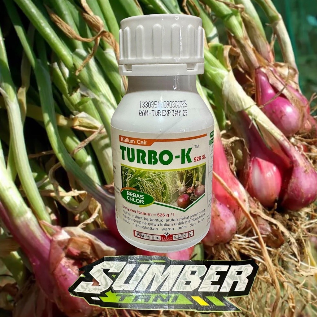 Turbo-K Pupuk Kalium Murni Cair 250ml 526 SL 52% Kalium Buah Umbi