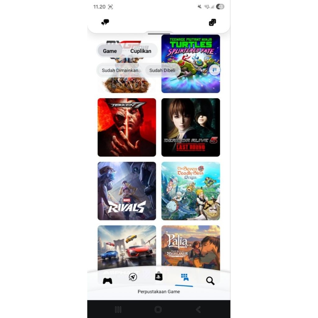 Akun PSN Reg Indo