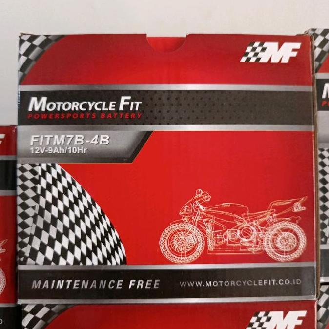 Promo Aki Motor FITM7B4B GM7B4B 12V 9Ah Yamaha Nouvo Scorpio Honda Tiger Diskon
