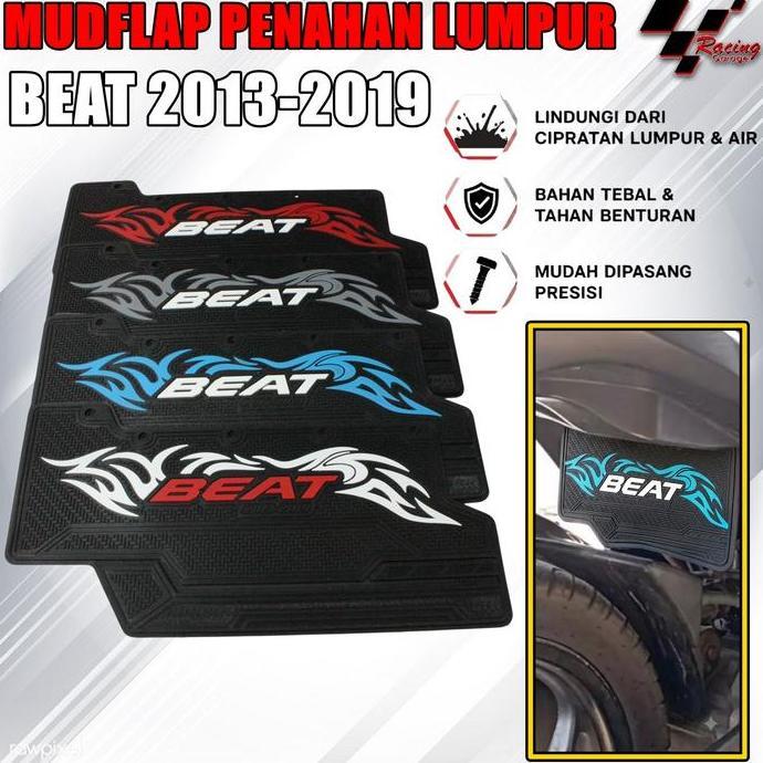 Promo MUDFLAP BEAT OLD LAMA FI ESP F1 2013- 2019 MUDLAP LAP FLAP PENAHAN LUMPUR Diskon