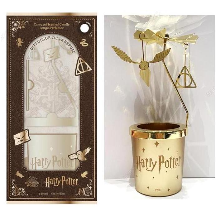 [] Miniso Harry Potter Carousel Scented Candle Tempat Lilin Aromaterapi Dekorasi Ruangan Estetik Tem
