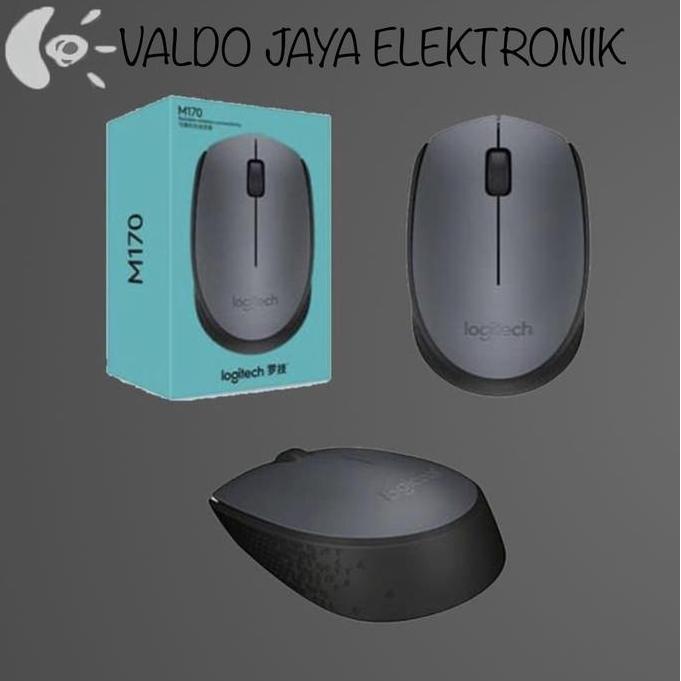 Logitech Asli Wireless Mouse M170/Mouse Wireless Logitech Asli M-170