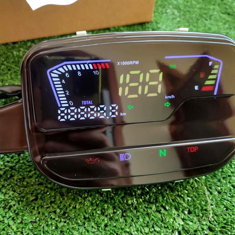 speedometer spidometer fizr digital green style