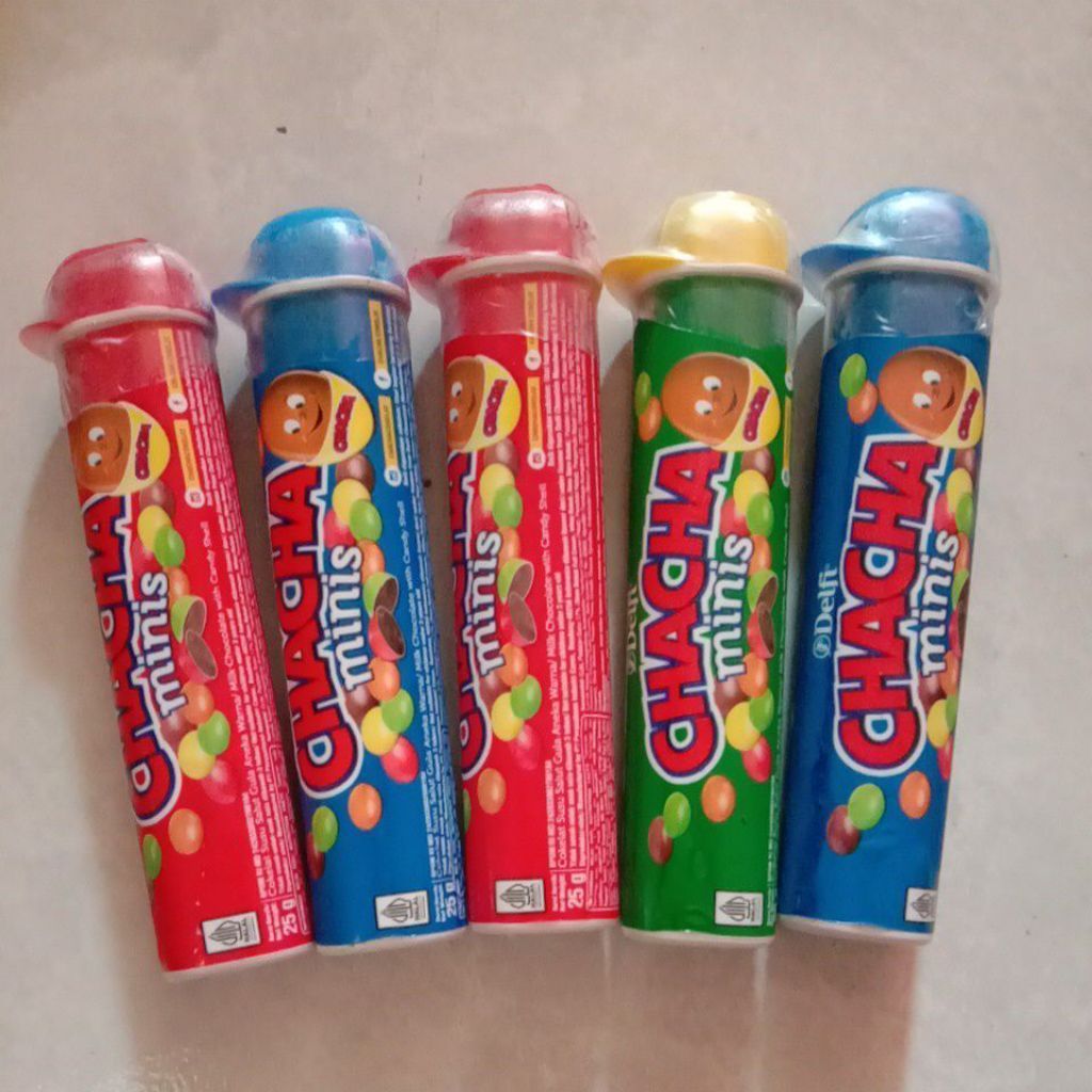 Cokelat Chacha Minis Tube 25gr