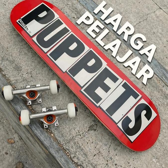 Puppets skateboard Pemula fullset lengkap sketboard original murah