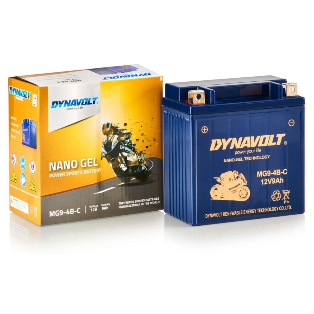 Aki Motor Dynavolt Nano Gel MG9-4B/GM7Z-4A 12V9AH