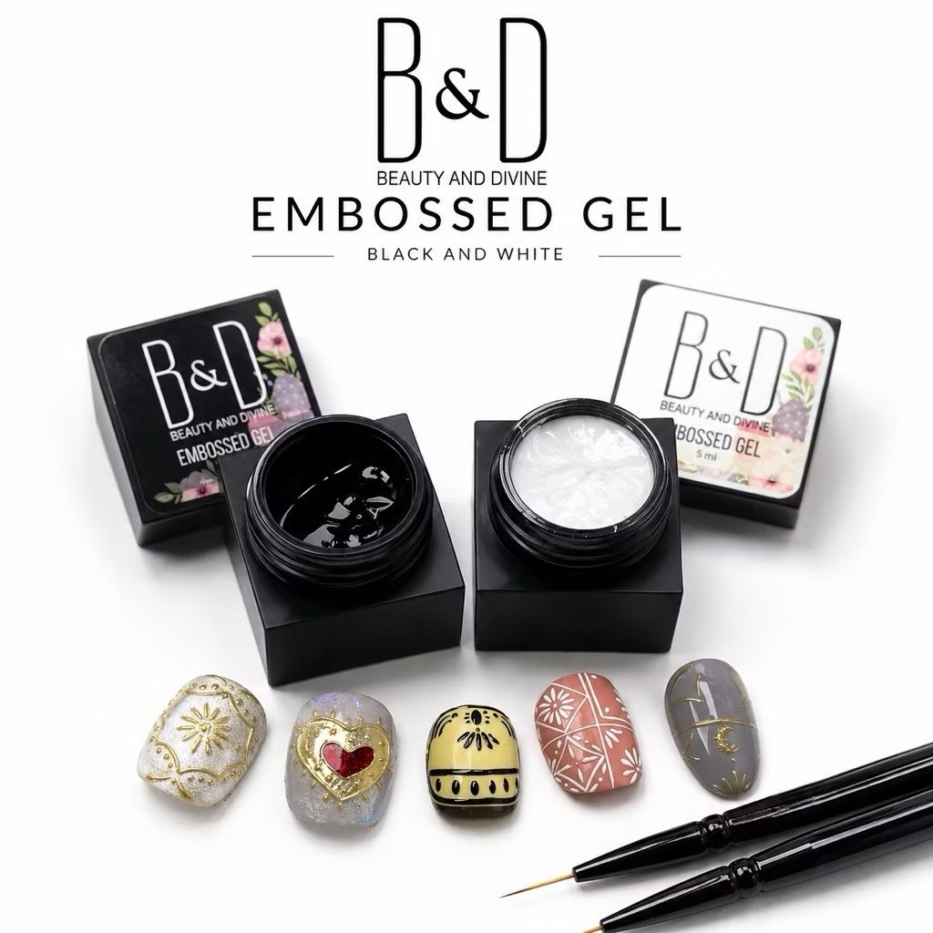 B&D EMBOSS PAINTING GEL 5G FOR NAIL ART NAIL PAINTING