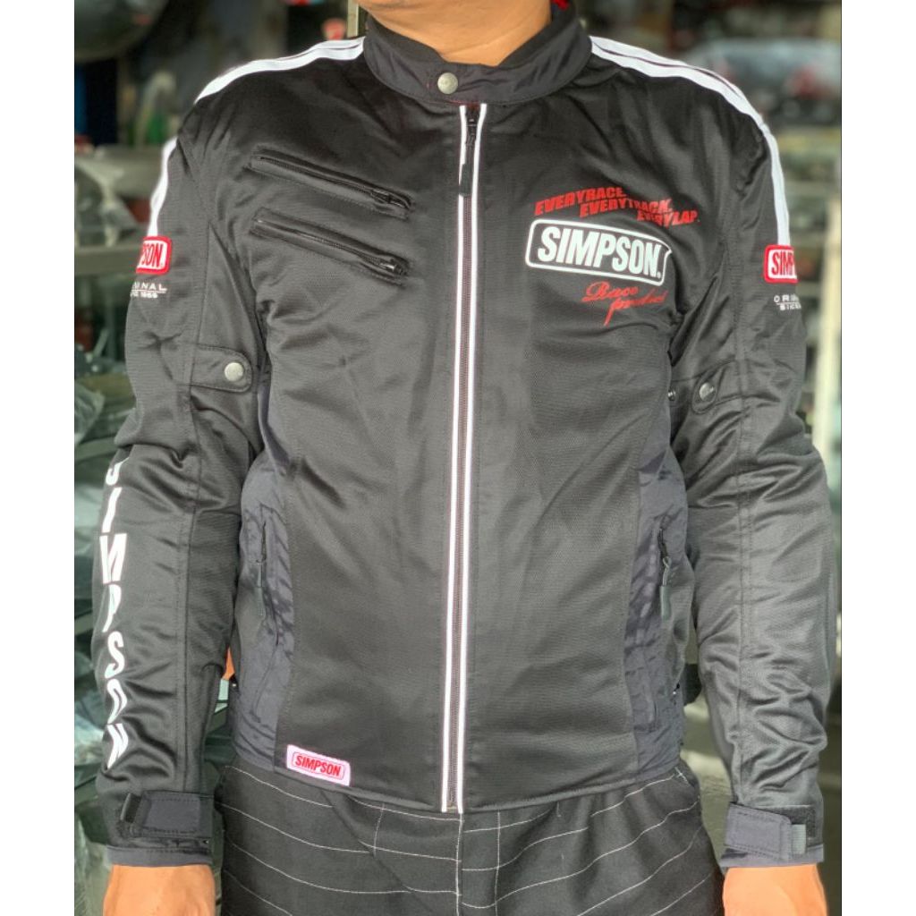 JAKET SIMPSON NSM-2204 WHITE ORIGINAL JAKET TOURING