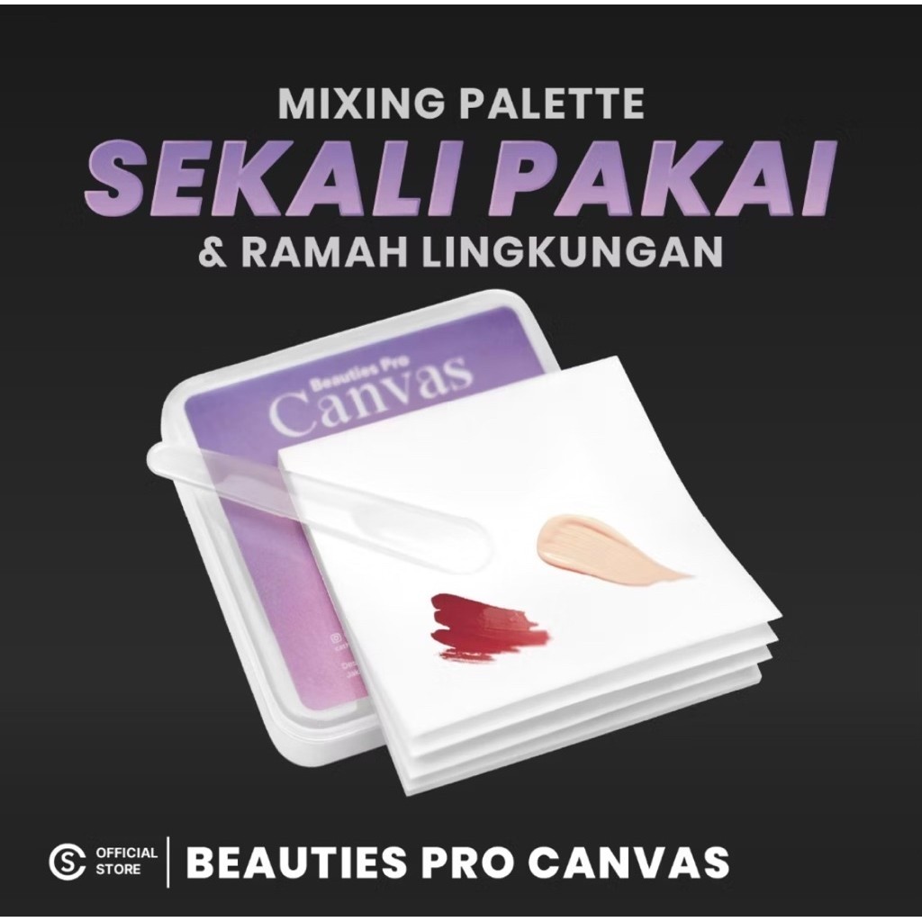 Cathie stuff pro canvas palette/ Cathie stuff Palette sekali pakai