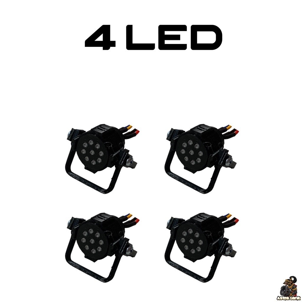 Miniatur Parled 4 LED