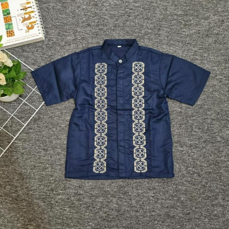 BEST SELLER ELMINA_COLLECTION KOKO ANAK MUSLIM BORDIR / KOKO BORDIR ANAK LAKI LAKI / KEMEJA KOKO ANA
