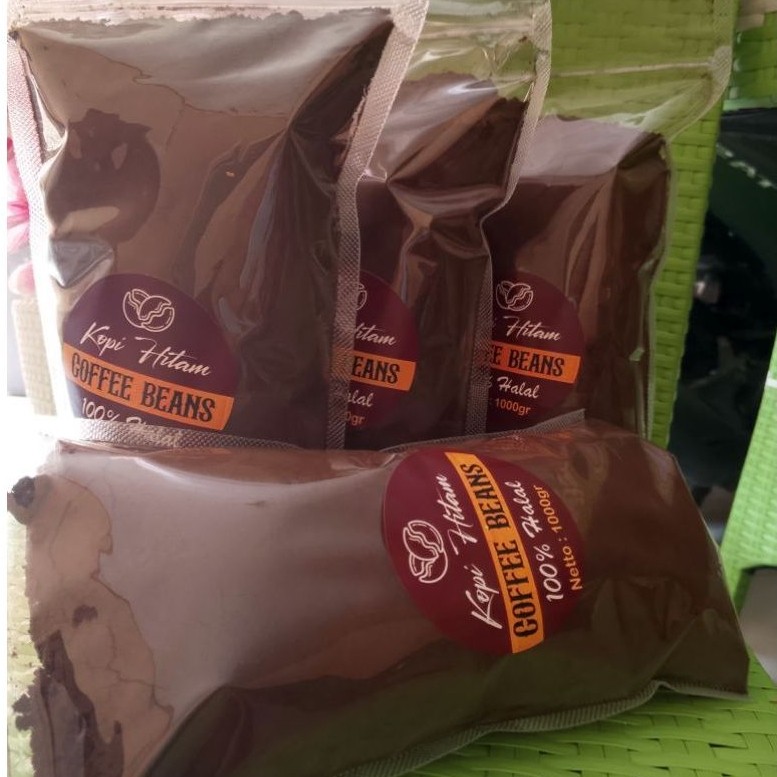 kopi bubuk hitam kopi bubuk murni gilingan sendiri khas palembang 1 kg